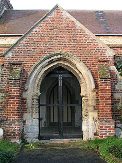 the brick porch