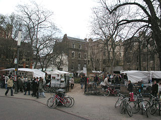 the site of Old All Saints now a craft market