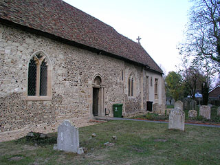 Hauxton, a long thin church