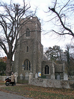 the gloomy church at toft...