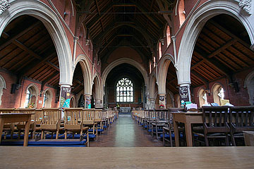 looking east