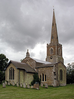 Eltisley Church - all hunched up...