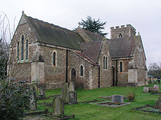 Longstowe in winter drizzle