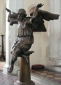 the baroque lectern-angel
