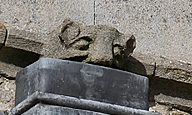 thirsty gargoyle on the porch