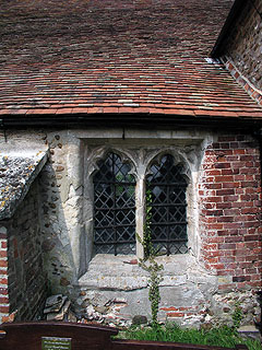 the only window of the south aisle