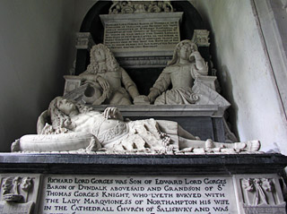 the Gorges tomb in the north aisle
